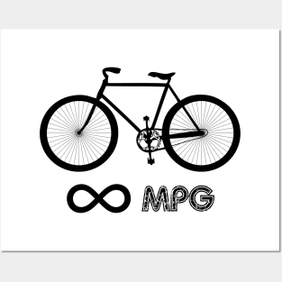 Infinite MPG bike design Posters and Art